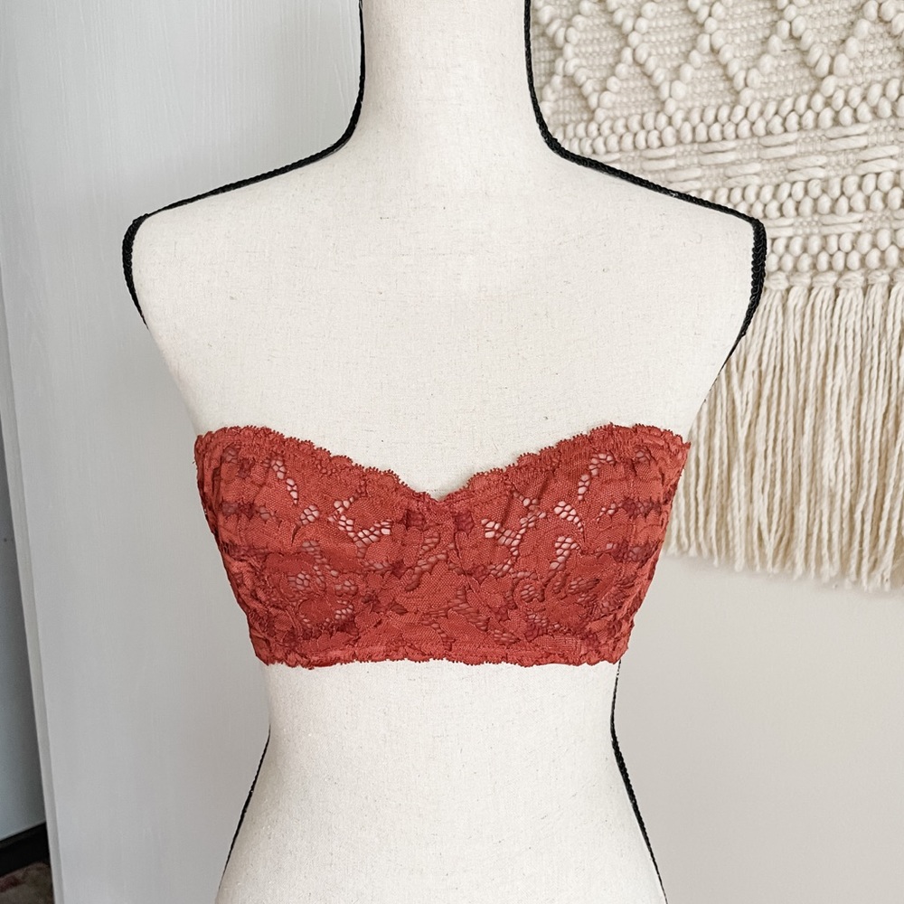 Free People Love Letters Underwire Bra Paprika 34C 34D - Picture 3 of 7